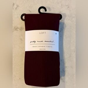 LOFT Opaque Tights - NWT!!